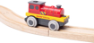 Слика на Црвена локомотива на батерии – Mighty Red Loco Battery Operated Engine – Bigjigs Rail