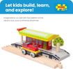 Слика на Црвена локомотива на батерии – Mighty Red Loco Battery Operated Engine – Bigjigs Rail