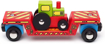 Слика на Вагон со трактор – Tractor Low Loader – Bigjigs Rail