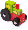 Слика на Вагон со трактор – Tractor Low Loader – Bigjigs Rail