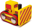 Слика на Вагон со булдожер – Bulldozer Low Loader – Bigjigs Rail