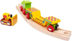 Слика на Вагон со булдожер – Bulldozer Low Loader – Bigjigs Rail