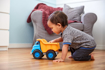 Слика на Кипер Камион, сино/портокалов– Green Toys