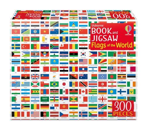 Слика на Usborne Book and Jigsaw Flags of the World