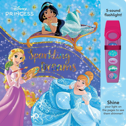 Слика на Disney Princess Sparkling Dreams Glow Sound Book