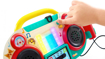 Слика на Интерактивна играчка, Pixelz Boombox КАСЕТОФОН СО МИКРОФОН - Hape