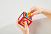 Слика на СЕНЗОРНИ ДРВЕНИ КОЦКИ Delightful Discovery, 10 делови –  Hape