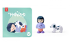 Слика на Комплет за игра со девојче, куче и 3D книга - Hape