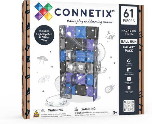 Слика на Connetix - Патека за топчиња ГАЛАКСИЈА (61 елемент)