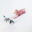 Слика на Двострана бебешка книга со огледало за активности на стомаче -  Taf Toys