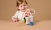 Слика на Сензорна силиконска коцка Peek & Play – Taf Toys