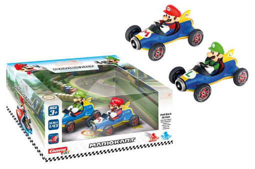 Слика на Сет колички со повлекување Super Mario – Mario & Luigi – Carrera